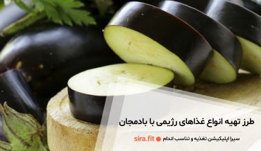 طرز تهیه غذاهای رژیمی با بادمجان