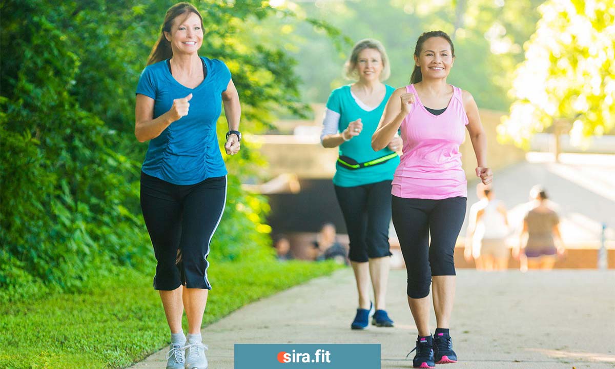 ورزش برای تناسب اندام -پیاده روی