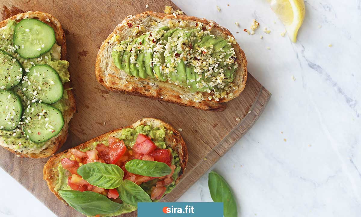 صبحانه رژیمی- تست آووکادو