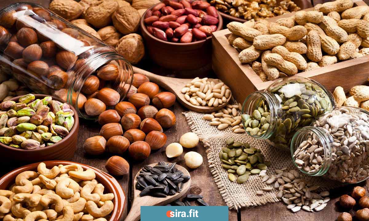 انواع آجیل و میوه های خشک